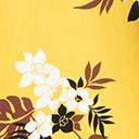 Load image into Gallery viewer, 1950s Style Mustard & Ivory Floral Swing Dress