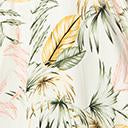 Load image into Gallery viewer, 1950s Style Cream Palm Print Swing Dress