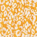 Load image into Gallery viewer, 1970s Mustard Leopard Print Pleated Midi Skirt