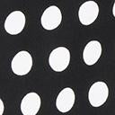 Load image into Gallery viewer, 1950s Style Black & White Polka Dot Swing Skirt