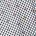 Load image into Gallery viewer, 1950s Style Black & White Gingham and Red Cherries Mona Swing Dress