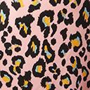 Load image into Gallery viewer, 1970s Style Pink Jaguar Maxi Dress