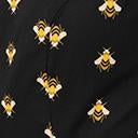Load image into Gallery viewer, 1950s Style Black & Yellow Bee Print Swing Dress