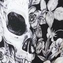 Load image into Gallery viewer, Black &amp; White Skull &amp; Roses Face Mask
