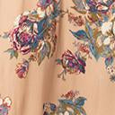 Load image into Gallery viewer, 1970s Coffee Tan &amp; Multi Floral Print Maxi Dress
